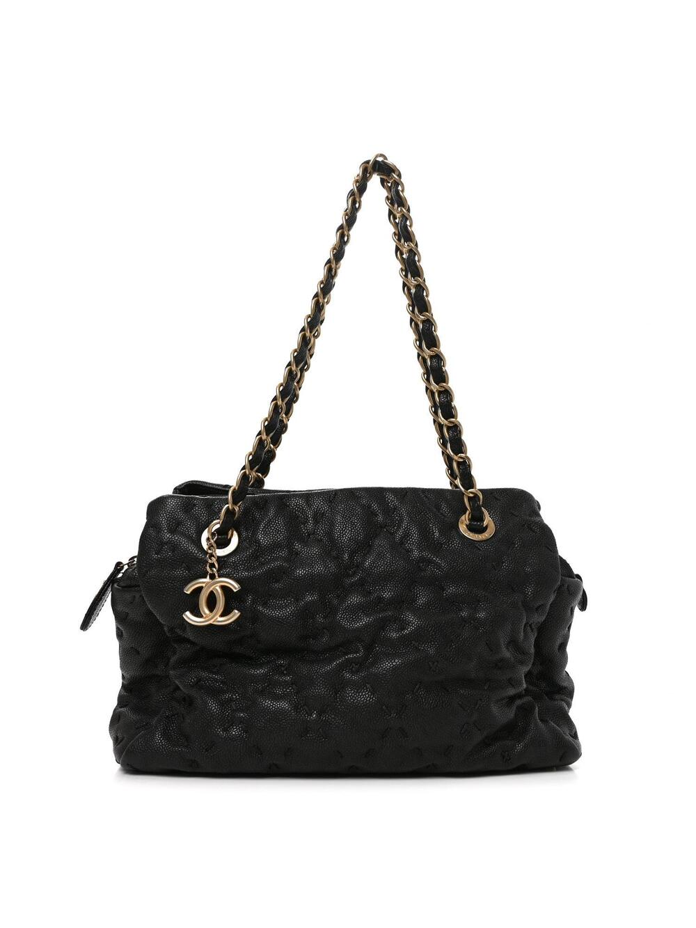 Chanel Caviar Wild Stitch Tote Black #320308C17B